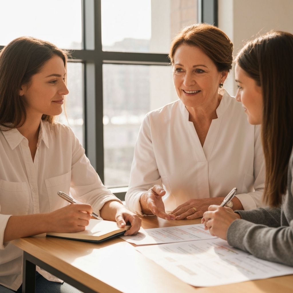 Professional nutrition consultation session